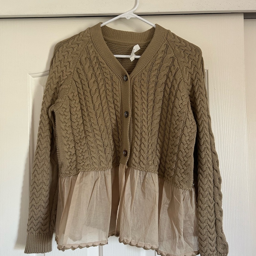 Chan Luu - Rebecca Cardigan Almondine